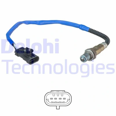 Imagen de DELPHI ES20656 12B1 Sonda lambda plana, térmico redondo RENAULT: MEGANE 2, 2 Kombi, Kangoo I, DACIA: Sandero I