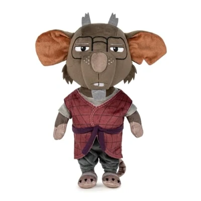 Imagen de Famosa Softies Peluche de Splinter Las Tortugas Ninja, la película Caos Mutante, Mide 30cm, con Detalles, para Regalar a niños y niñas Cualquier Edad, (760024136)