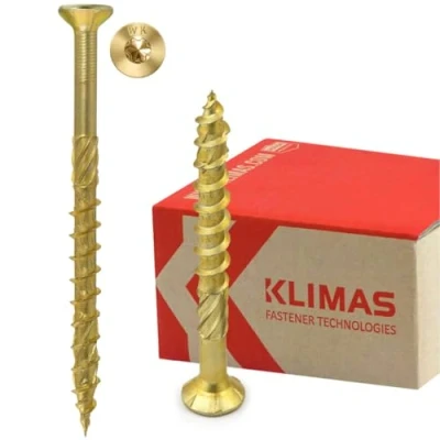 Imagen de tornillos Torx para aglomerado, 3,0 x 30 mm, 500 unidades, rosca parcial, avellanados madera