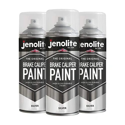 Imagen de JENOLITE Pintura para pinza de freno PLATA Restaurar y transformar pinzas automóviles 3x400ml