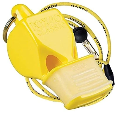Imagen de Fox 40 Classic CMG Silbato con cordón, naranja