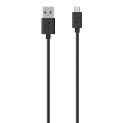 Imagen de Belkin F2cu012bt3m blk Cable Mixit De Carga Y Sincronización Micro Usb A 3 M (usb 2.0 Universal Con Cualquier Portátil, Ultracompacto) Color Negrocables