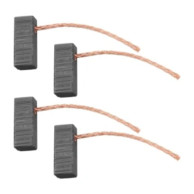 Imagen de VGOL 2 pares de escobillas carbono 5 x 12 mm para sopladores, ventiladores, motores limpiaparabrisas y regulador ventana, pieza repuesto varios vehículos,
