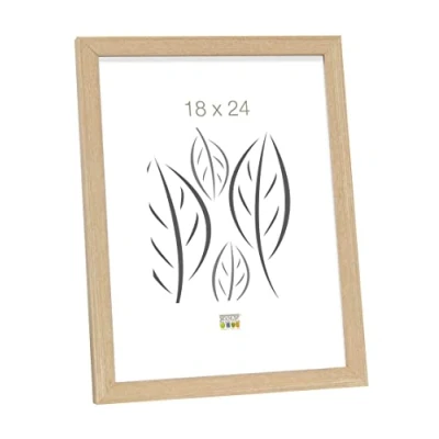 Imagen de Deknudt Frames S44CH1 18.0X24.0 Marco de Fotos (Madera, Fino, 27,2 x 21,2 1,33 cm), Color Roble