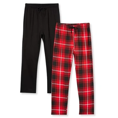 Imagen de FM London Pijama para hombre (paquete de 2), Negro, XXL