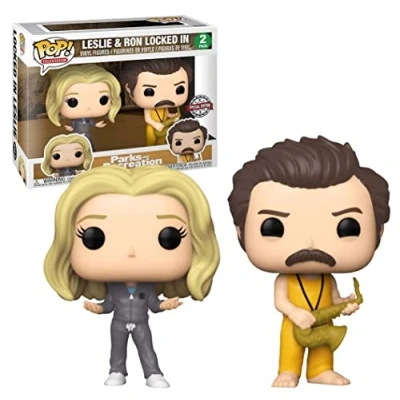 Imagen de Funko POP Television: Parks &amp; Recreation Leslie Ron Locked in 2 Pack (Excl.) //56740