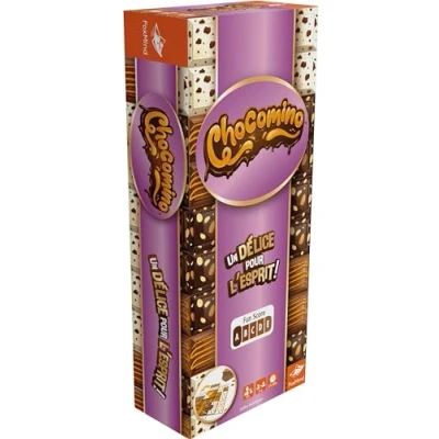Imagen de Asmodee Foxmind Chocomino Juegos de Mesa Azulejos Juego lógica a Partir 8 años 2 4 Jugadores Versión Francesa