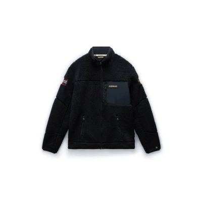 Imagen de Napapijri Yupik FZ 3 Hombres Chaleco (Talla: S/48, Negro)