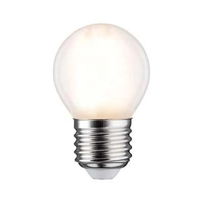 Imagen de Paulmann 28635 lámpara LED filamento gota 5. vatios clásico bombilla regulable mate 2700 k blanco cálido e27.