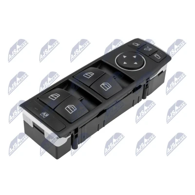 Imagen de NTY EWS ME 075 Interruptor, elevalunas Delante, izquierda MERCEDES BENZ: Clase C Berlina, GLK, T modell