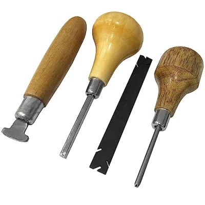 Imagen de Jewellers Tools Juego de 4 herramientas joyero compuesto pinza, bisel, clavija y rodillo