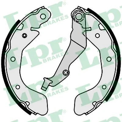 Imagen de LPR 01001 Zapatas de Freno 200 36 CHEVROLET: Aveo / Kalos Berlina, Hatchback, DAEWOO: Hatchback