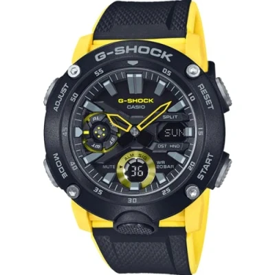Imagen de Casio Reloj Cuarzo Hombre 52.00mm con dial Análogico Digital Negro y Correa de Caucho Negra GA 2000 1A9ER