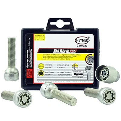 Imagen de HEYNER Tornillos de bloqueo para rueda VW Crafter 2007 2016 cerraduras antirrobo seguridad 599/5