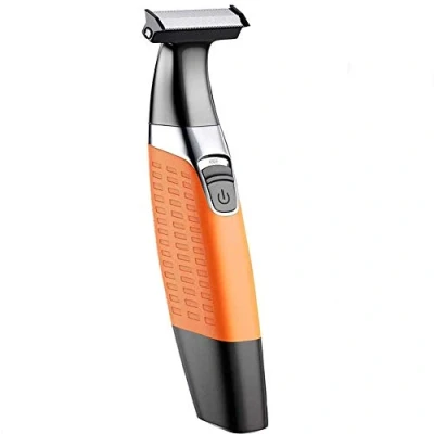 Imagen de Afeitadoras eléctricas, recortadora de barba para hombres, resistente al agua, afeitadora inalámbrica recargable por USB, removedor pelo cejas