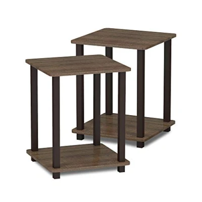 Imagen de Furinno Simplistic Mesa Auxiliar, Nogal, Nuez/Marrón, Talla única