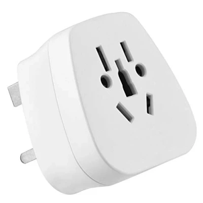 Imagen de Electraline 70043 Adaptador de Viaje Universal a Reino Unido, blanco