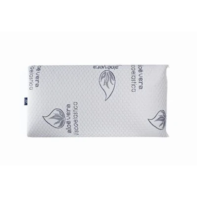 Imagen de Dormio Almohada viscoelástica con perfecta adaptabilidad al cuello, Tejido Aloe Vera, Termorregulable, Blanco, 135 cm