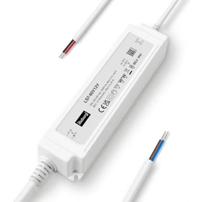 Imagen de illuburg Transformador LED 12V 60W Impermeable IP67 Sin Parpadeo para Tira Fuente de Alimentación Driver