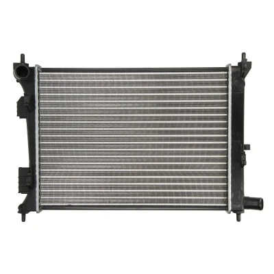 Imagen de THERMOTEC D70318TT Radiador, refrigeración del motor Aluminio 500 378 23 Caja de cambios manual Aletas unidas mecánicamente KIA: RIO 3
