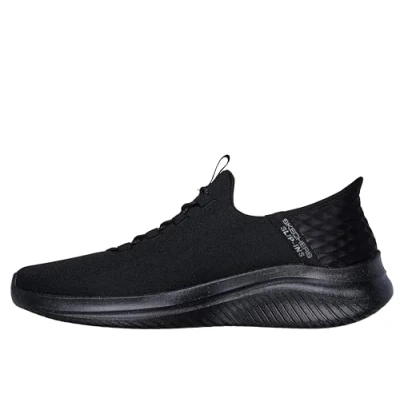 Imagen de Skechers Ultra Flex 3.0 Right Away, Zapatillas Hombre, Black Mesh Trim Black, 39 EU