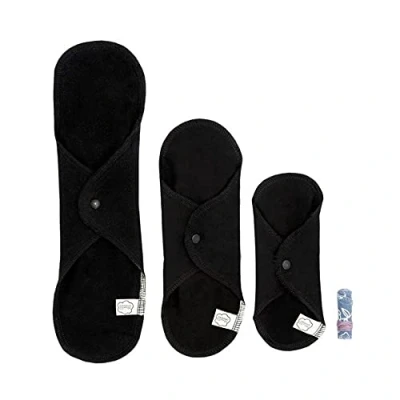 Imagen de ImseVimse Trial Kit 3 compresas lavables y 1 tampón (Color: negro)