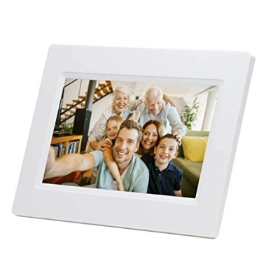 Imagen de MARCO DE FOTOS DIGITAL Denver PFF 710WHITE PANTALLA 7&#039;/17.7CM IPS TACTIL 1024x600 200CD/M2 8GB WIFI SOFTWARE FRAMEO, Classic White
