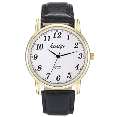 Imagen de Avaner Pareja Reloj De Moda Cuarzo con Correa Esfera Digital Simple para Hombre