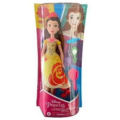 Imagen de Hasbro Princesa Disney Princess Muñeca Y Accesorio Bella, Color Cranberry, Medium (E6621ES6)