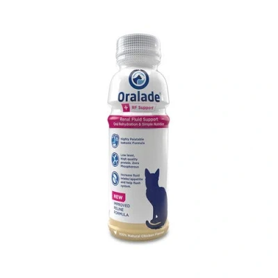 Imagen de oralade RF Support Cat 6 x 330 ml Alimento complementario para Gatos Apoyo en Enfermedades renales Contiene Importantes electrolitos, fluidos y aminoácidos