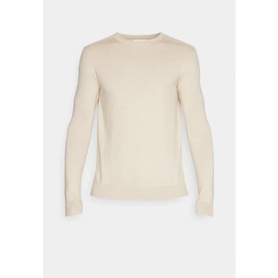 Imagen de Selected Homme Slhberg CREW NECK Jersey de punto oatmeal, Hombre, Talla: XL, Oatmeal
