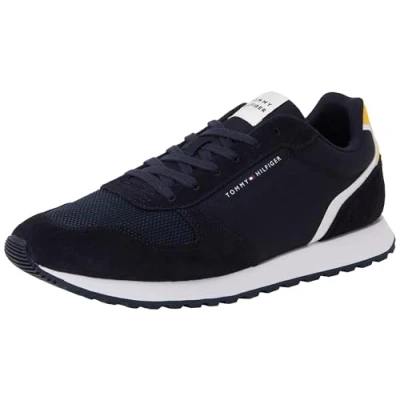 Imagen de Tommy Hilfiger Runner Sneaker Hombre New Eva Mix Calzado deportivo, Azul (Desert Sky), 44