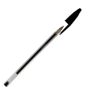 Imagen de Bic Crystal Bolígrafo, punta media, 50 unidades, color negro
