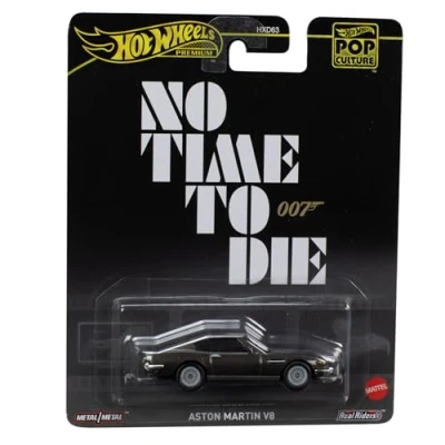 Imagen de 007 James Bond No time to Die Modelo de coche Aston Martin V8 Cast escala 1:64 Longitud 7 cm HVJ36