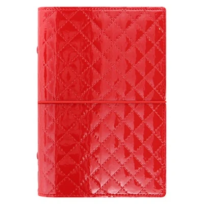 Imagen de Filofax Personal Domino Luxe Organizador de lujo, color rojo