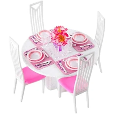 Imagen de Iso Trade Juego de Comedor para muñecas Accesorios, Multicolor, Klein (8248)