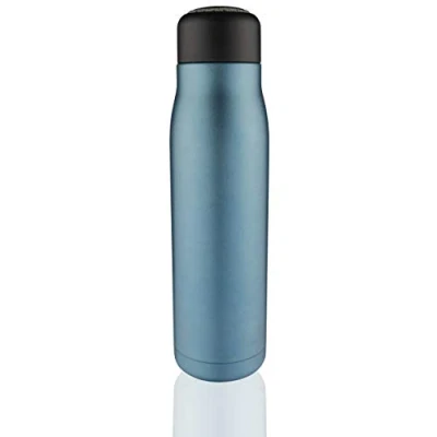 Imagen de Pioneer botella de acero inoxidable aislada al vacío, metal sin BPA para bebidas frías y calientes, 500 ml, azul mate
