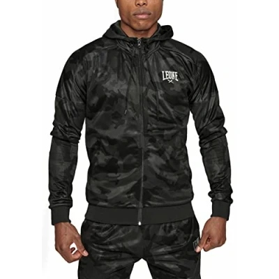 Imagen de LEONE 1947, Sudadera Camoblack, Negro, S, AB306