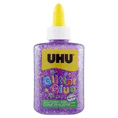 Imagen de UHU Purpurina Glue Bottle 88,5 ml violeta