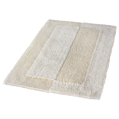 Imagen de Kleine Wolke Alfombra de baño, Algodón, Crema, 70 x 120 cm