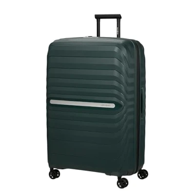 Imagen de Samsonite Neo Flux Spinner XL, Maleta Ampliable, 81 cm, 130/145 L, Verde (Jungle Green)
