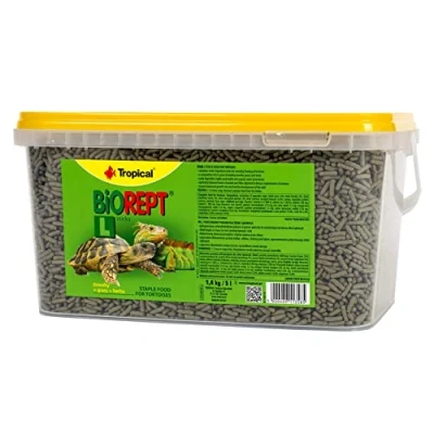 Imagen de Tropical BIOREPT L. 5L / 1,4kg alimento Completo, de múltiples componentes, en Forma palitos, para la alimentación Diaria Tortugas terrestres