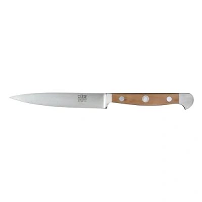 Imagen de Güde Spickmesser Serie Klingenlänge: 13 cm Fasseichenholz Solingen Cuchillo mechador Forjado, Madera de peral, Alpha BIRNE Doble virola, Hecho a Mano en Alemania, Unisex Adulto