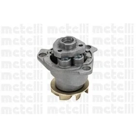 Imagen de METELLI 24 1041 Bomba de agua con junta anular mecánico Latón para accionamiento correa poli V VOLKSWAGEN: Golf 5, TRANSPORTER 4 Bus, Touareg I