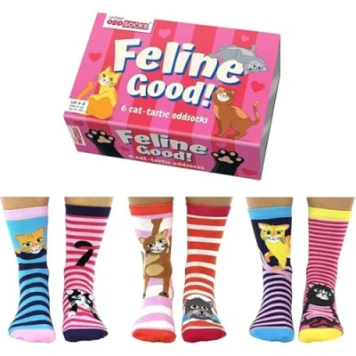 Imagen de Feline Good Calcetines para gatos (6 unidades, talla 37 42),