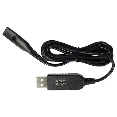Imagen de vhbw Cable de Carga Compatible con Oral B Genius 8000 S, 6000, 8000, 8200, 8900, 9000, 10000, 10100 Cepillo Afeitar Red, 120 cm