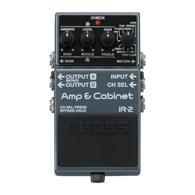 Imagen de BOSS IR 2 Amp &amp; Cabinet Emulador de amplis prémium y cargador pantalla 11 tipos ampli diferentes Celestion Digital Interfaz usuario sencilla