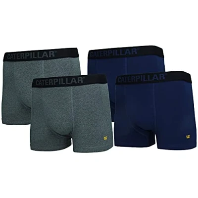 Imagen de CAT Caterpillar Juego de 4 Boxers para Hombre, algodón, Multicolor, L