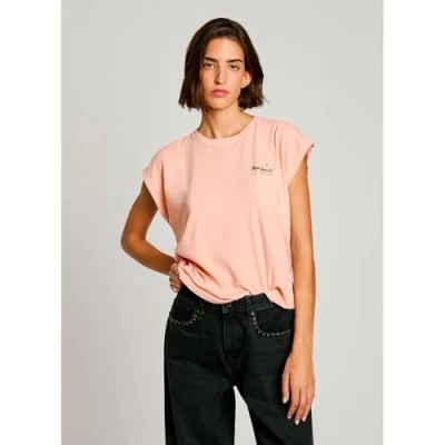 Imagen de Pepe Jeans Lorena Camiseta estampada, Mujer, Talla: Small, Washed pink