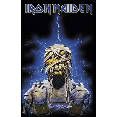 Imagen de Iron Maiden Powerslave Eddie Unisex Bandera Multicolor 100% poliéster